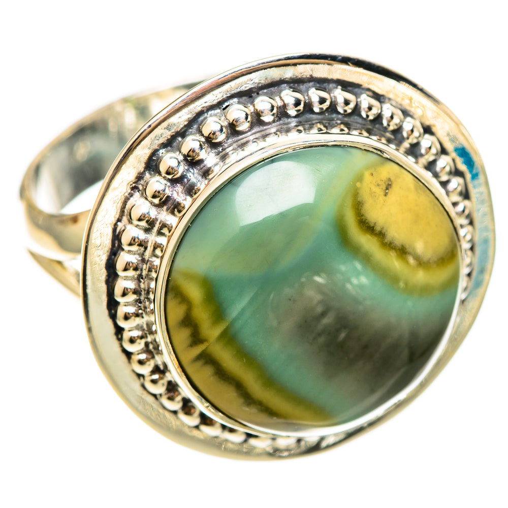 Polychrome Jasper Rings handcrafted by Ana Silver Co - RING108493 - Photo 2