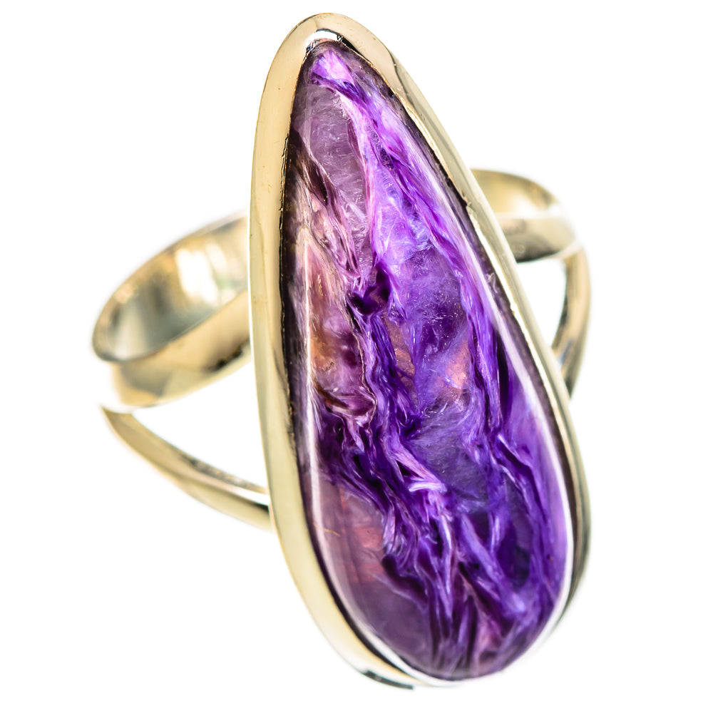 Charoite Rings handcrafted by Ana Silver Co - RING108499 - Photo 2