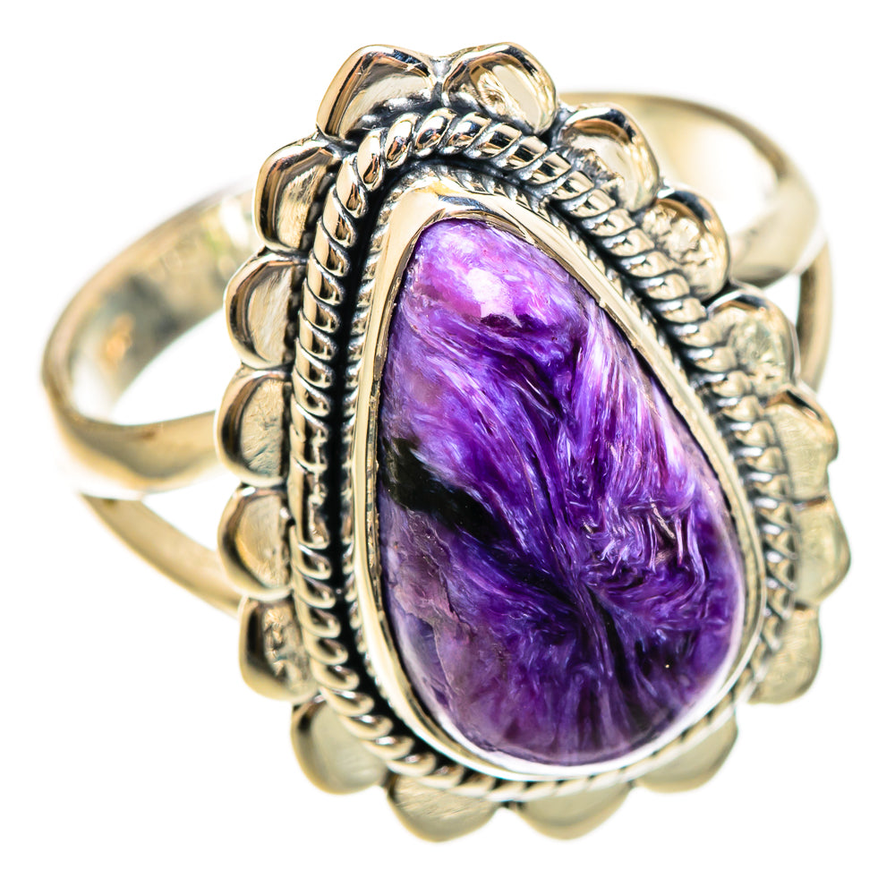 Charoite Rings handcrafted by Ana Silver Co - RING108535 - Photo 2