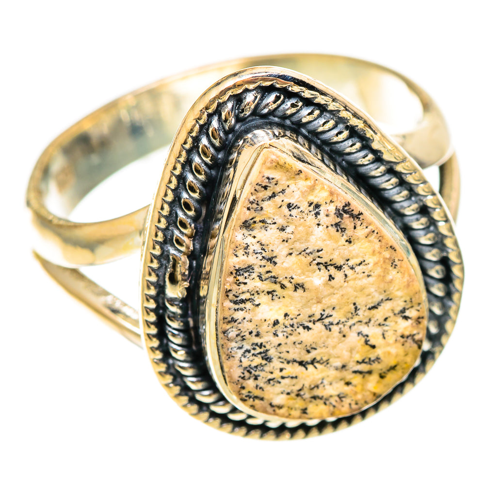 Germany Psilomelane Dendrite Rings handcrafted by Ana Silver Co - RING108567 - Photo 2