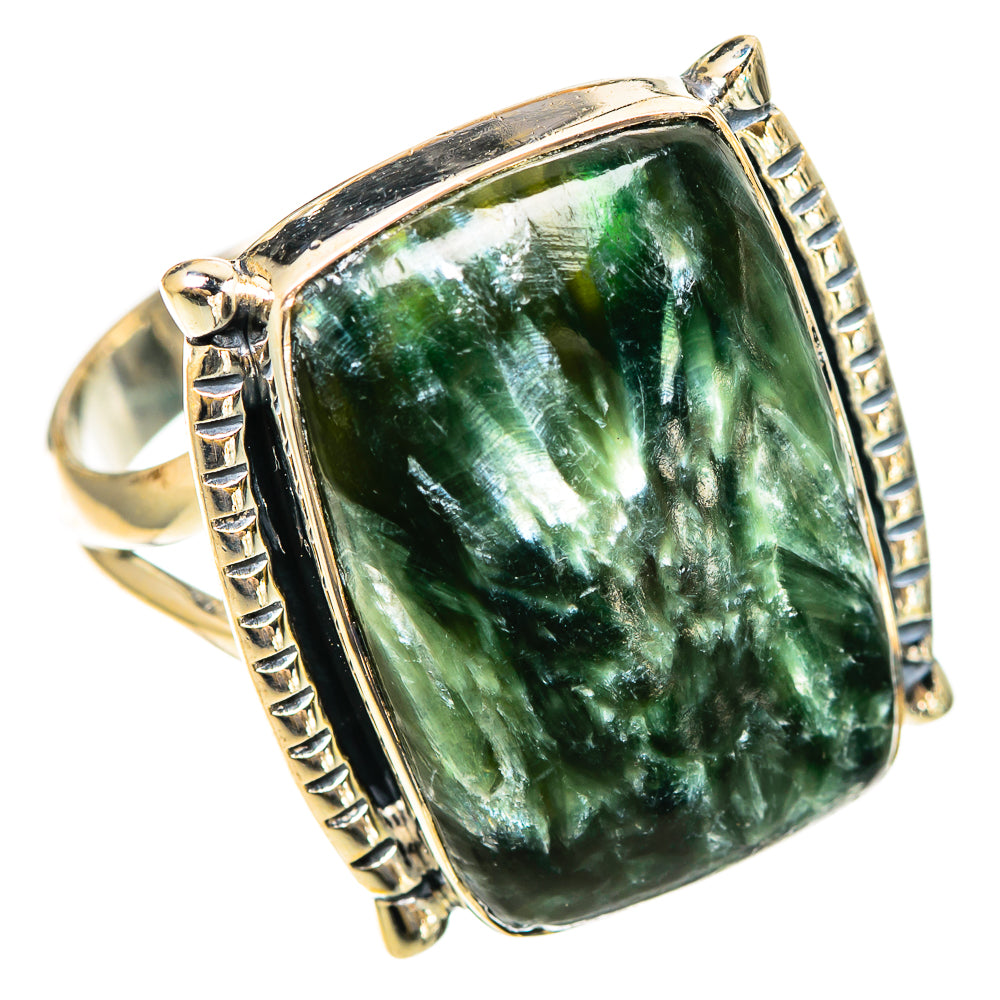 Green Copper Composite Turquoise Rings handcrafted by Ana Silver Co - RING108592 - Photo 2