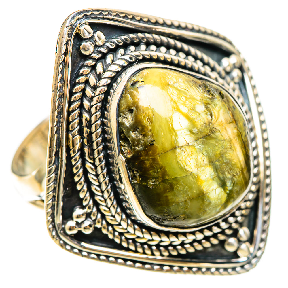 Rainforest Jasper Rings handcrafted by Ana Silver Co - RING108596 - Photo 2