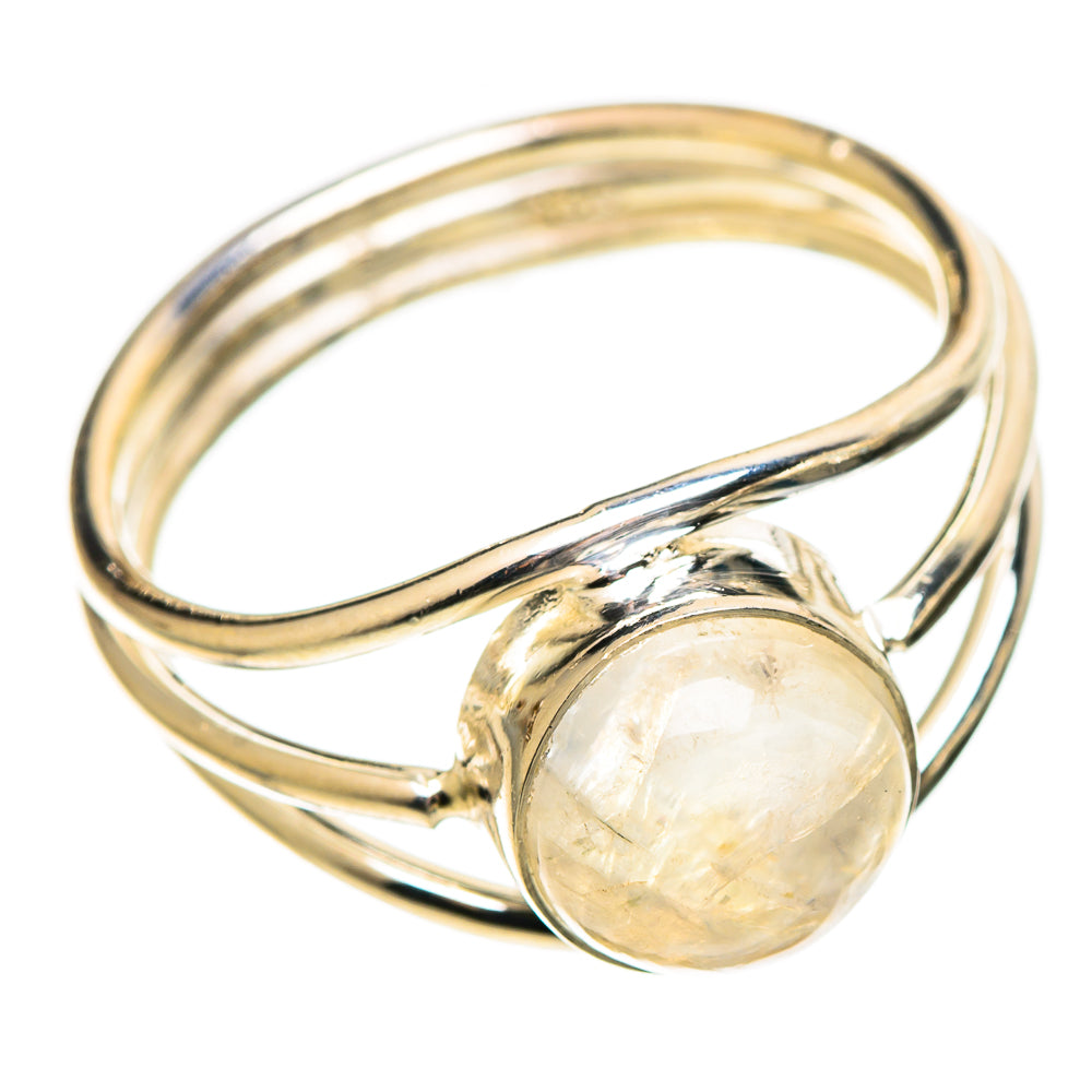 Rainbow Moonstone Rings handcrafted by Ana Silver Co - RING108692 - Photo 2