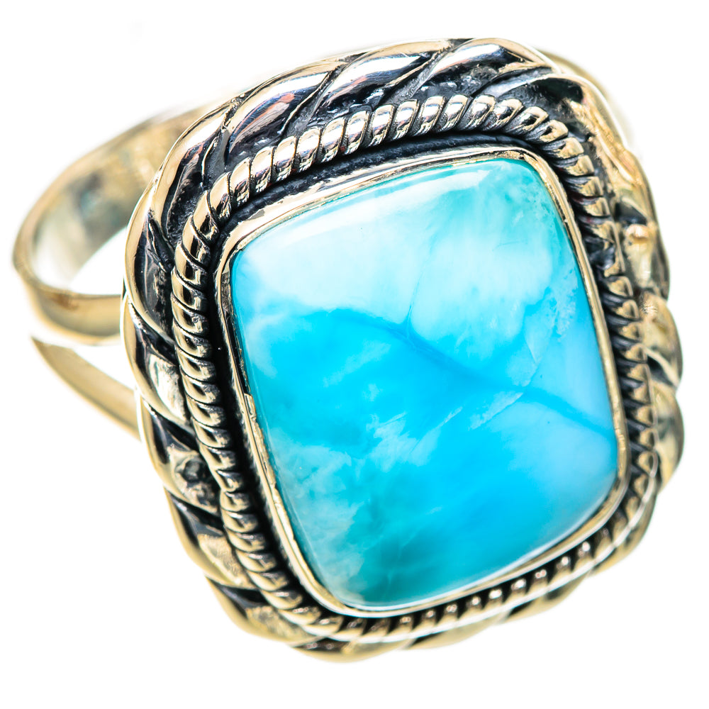 Larimar Rings handcrafted by Ana Silver Co - RING108765 - Photo 2