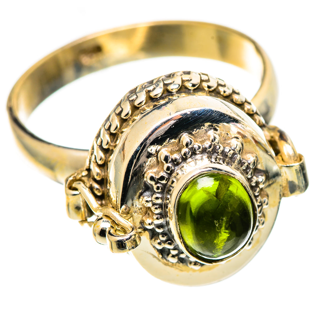 Green Tourmaline Rings handcrafted by Ana Silver Co - RING108770 - Photo 2