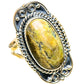 Rainforest Jasper Rings handcrafted by Ana Silver Co - RING108771 - Photo 2