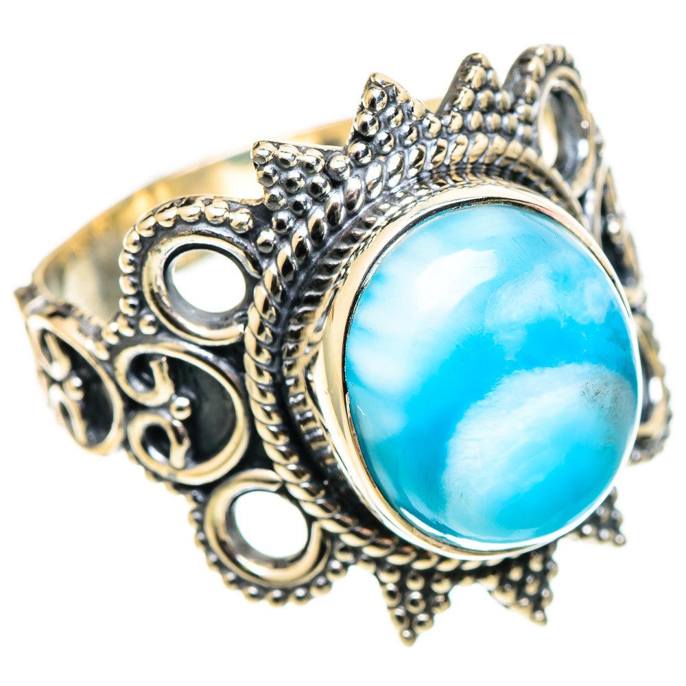 Larimar Rings handcrafted by Ana Silver Co - RING108794 - Photo 2
