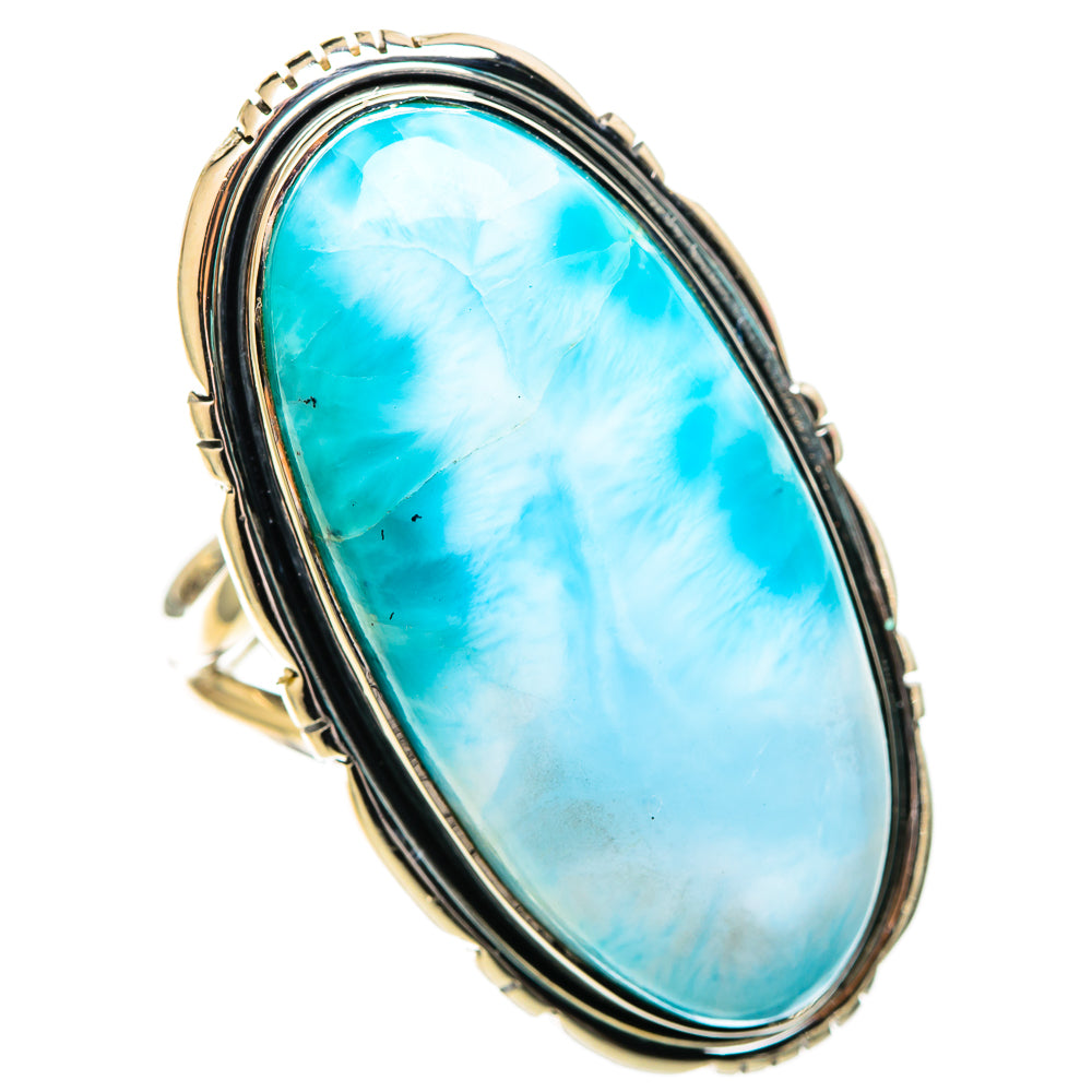 Larimar Rings handcrafted by Ana Silver Co - RING108864 - Photo 2