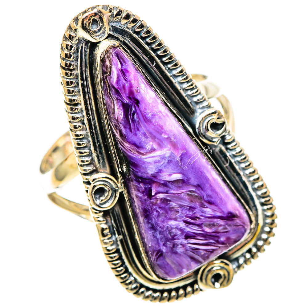 Charoite Rings handcrafted by Ana Silver Co - RING108883 - Photo 2