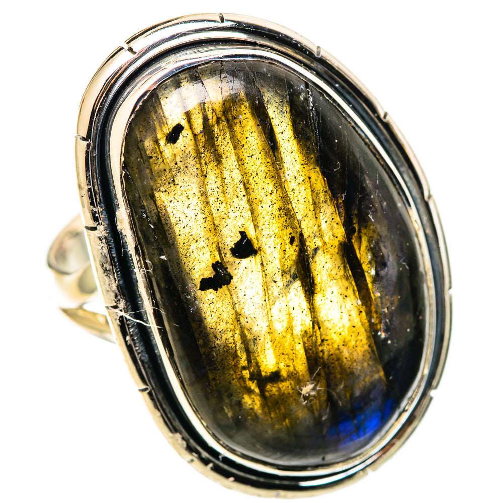 Labradorite Rings handcrafted by Ana Silver Co - RING108896 - Photo 2