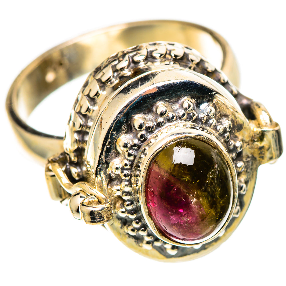 Watermelon Tourmaline Rings handcrafted by Ana Silver Co - RING108954 - Photo 2