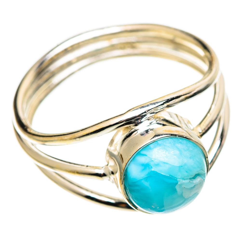 Larimar Rings handcrafted by Ana Silver Co - RING108993 - Photo 2
