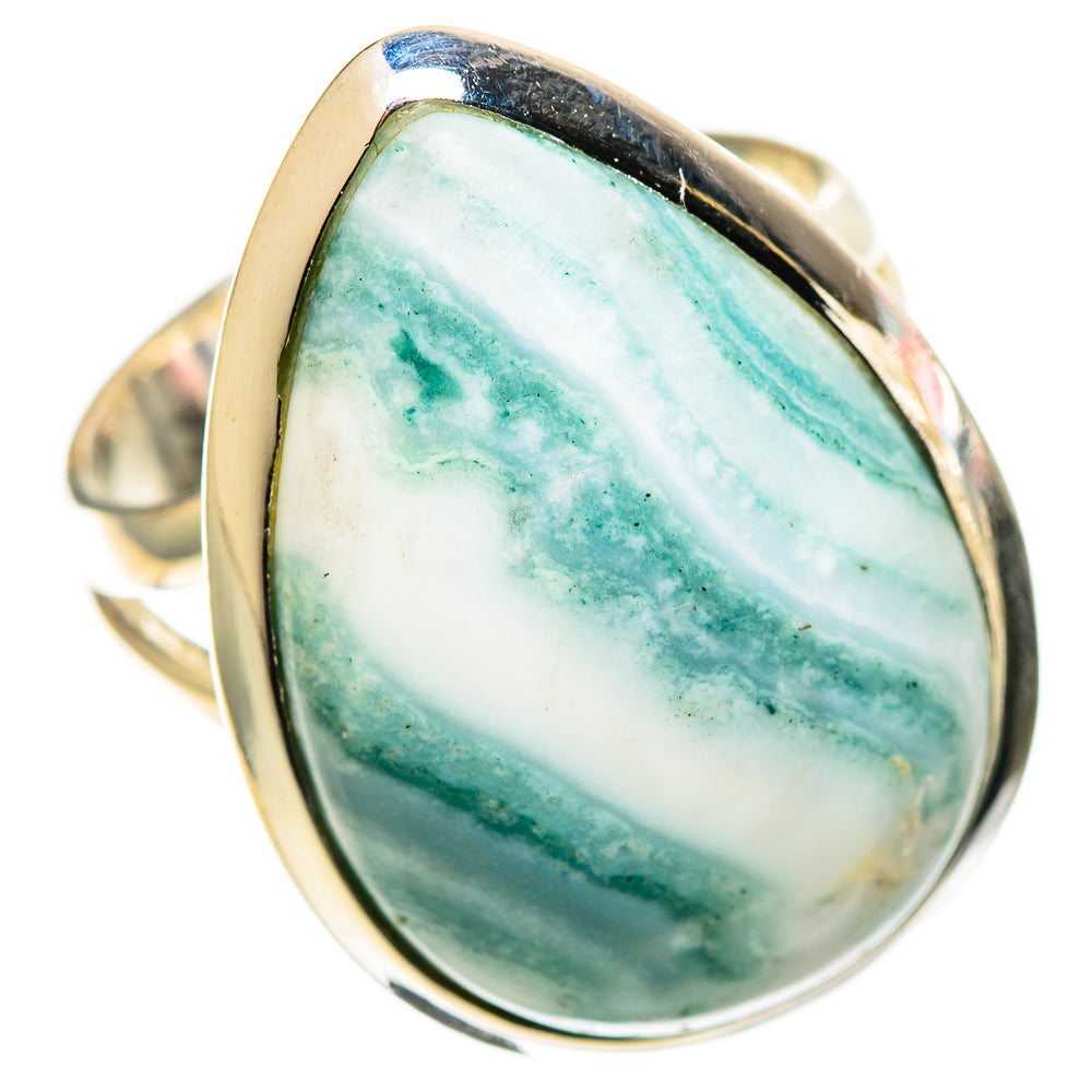 Ocean Jasper Rings handcrafted by Ana Silver Co - RING109026 - Photo 2