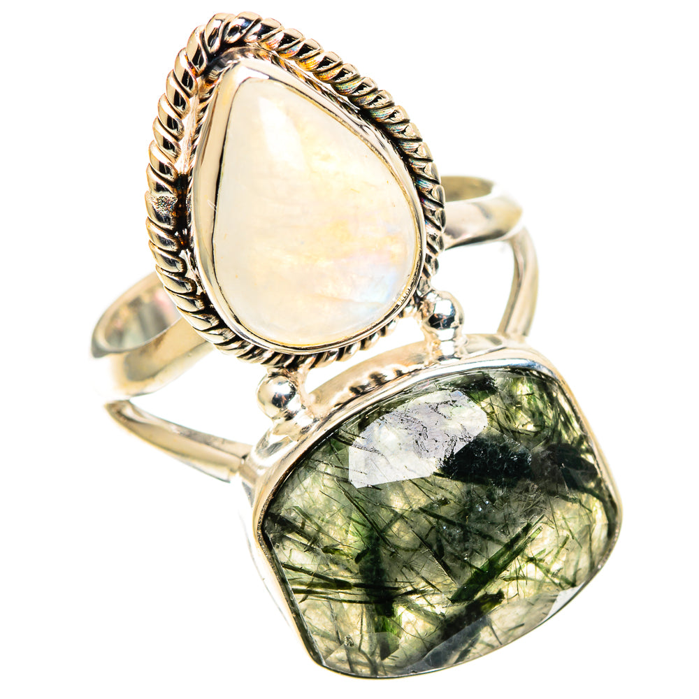 Tourmalinated Quartz Rings handcrafted by Ana Silver Co - RING109093 - Photo 2