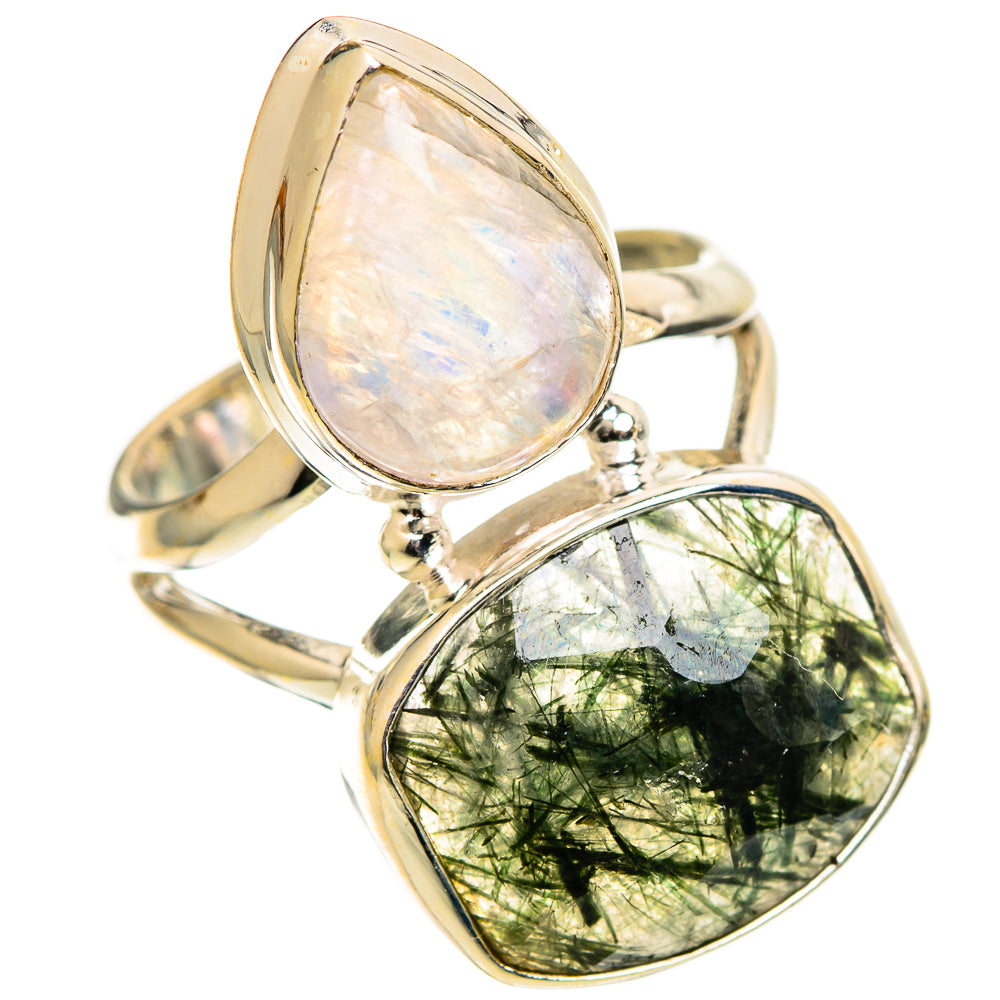 Tourmalinated Quartz Rings handcrafted by Ana Silver Co - RING109094 - Photo 2