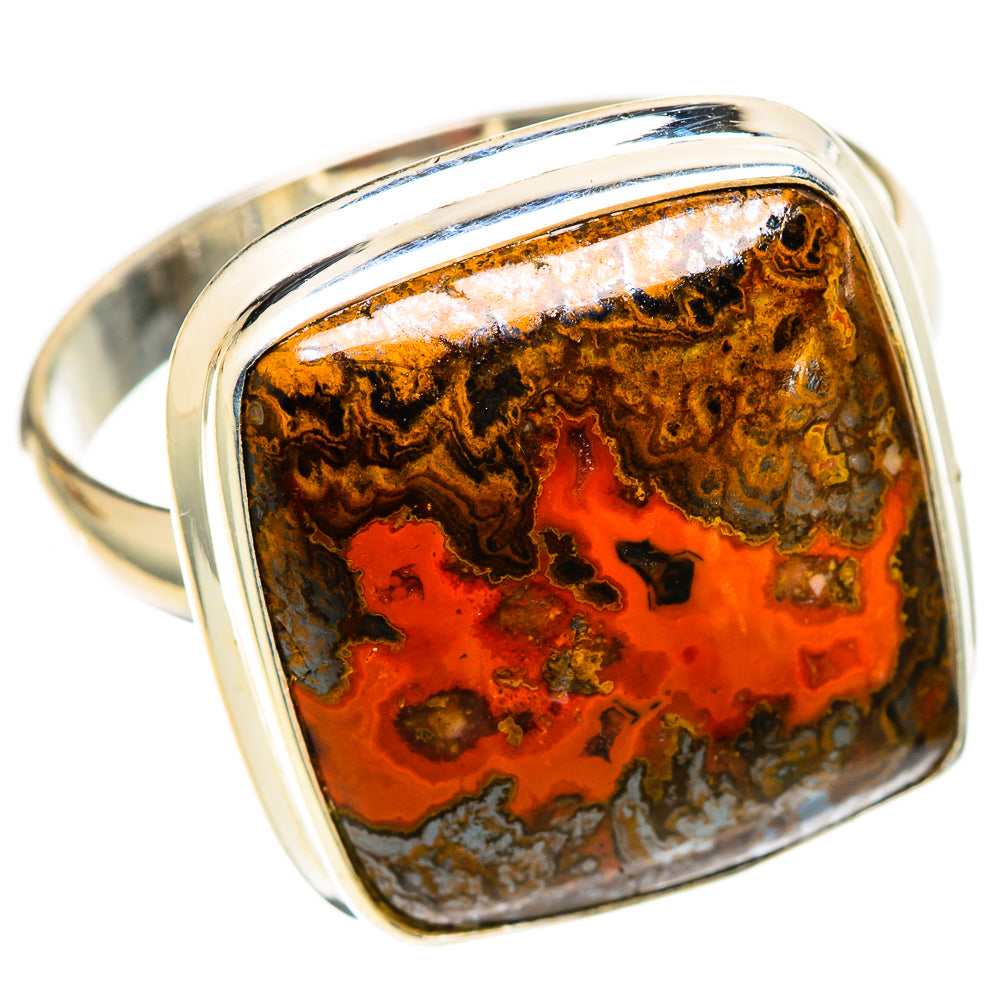 Moroccan Agate Rings handcrafted by Ana Silver Co - RING109149 - Photo 2