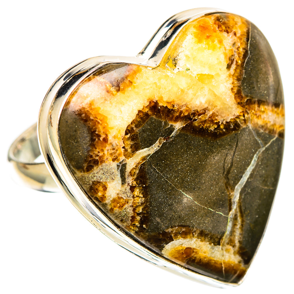 Septarian Nodule Rings handcrafted by Ana Silver Co - RING109151 - Photo 2