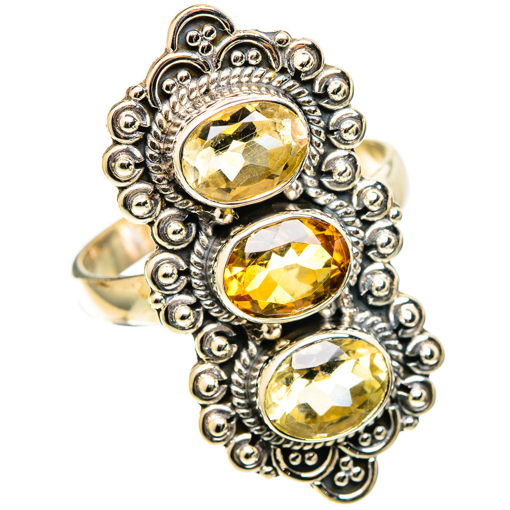Citrine Rings handcrafted by Ana Silver Co - RING109155 - Photo 2
