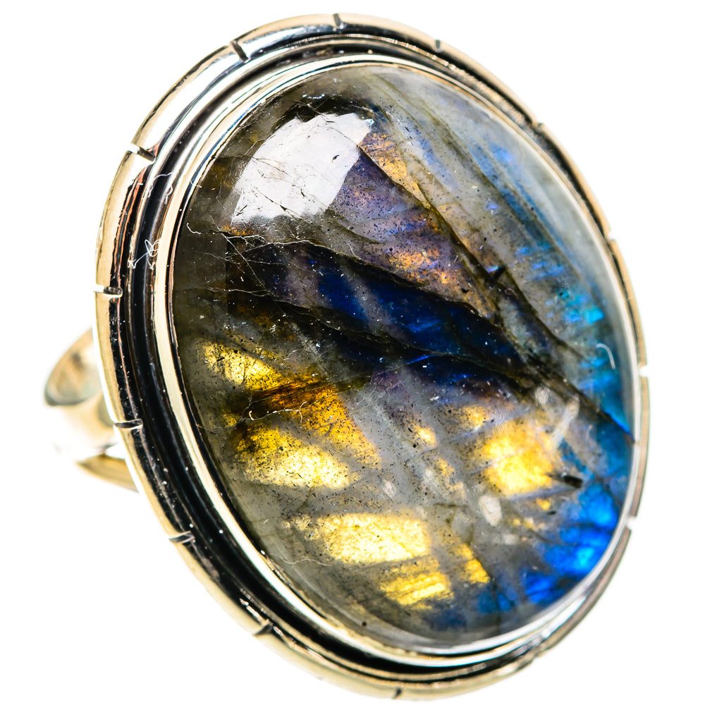Labradorite Rings handcrafted by Ana Silver Co - RING109184 - Photo 2