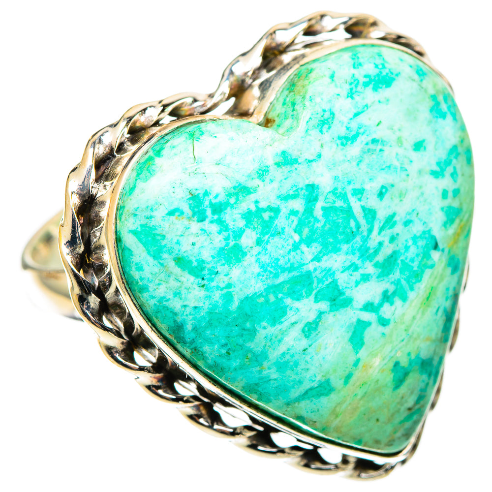 Amazonite Rings handcrafted by Ana Silver Co - RING109187 - Photo 2