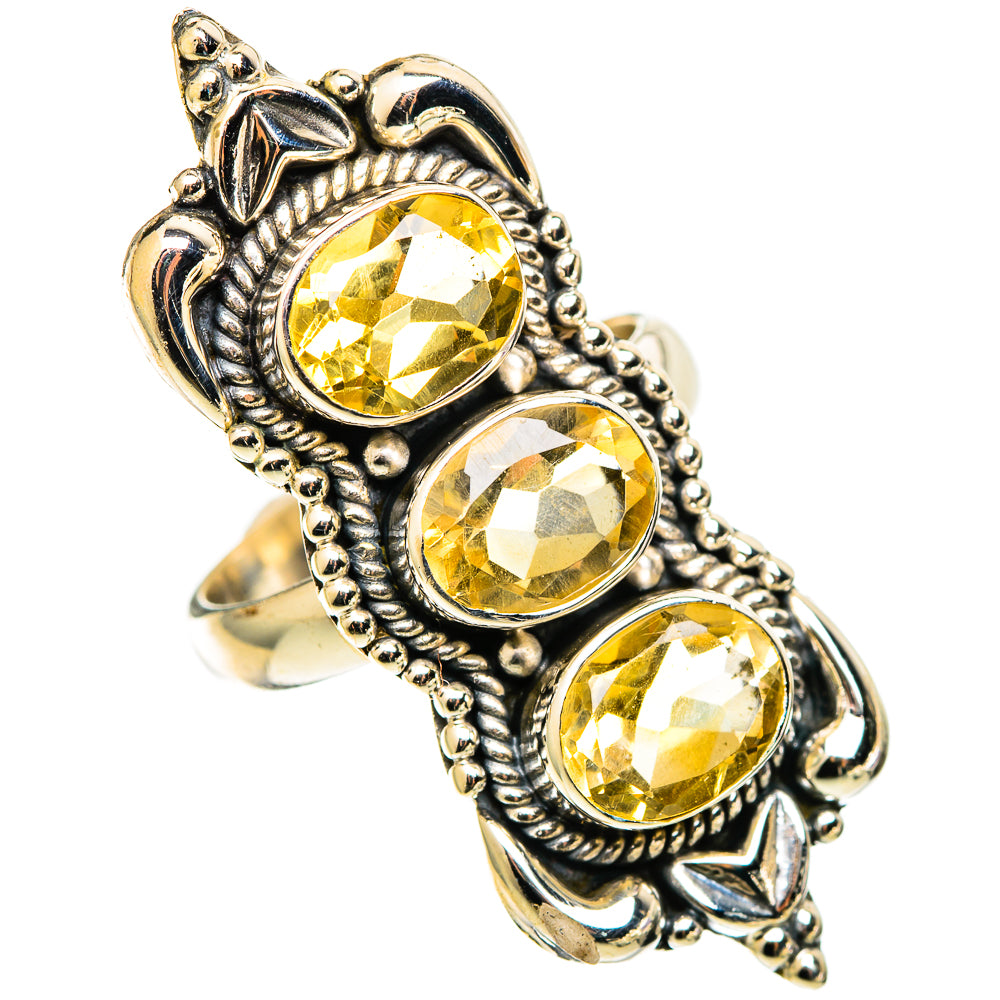 Citrine Rings handcrafted by Ana Silver Co - RING109197 - Photo 2