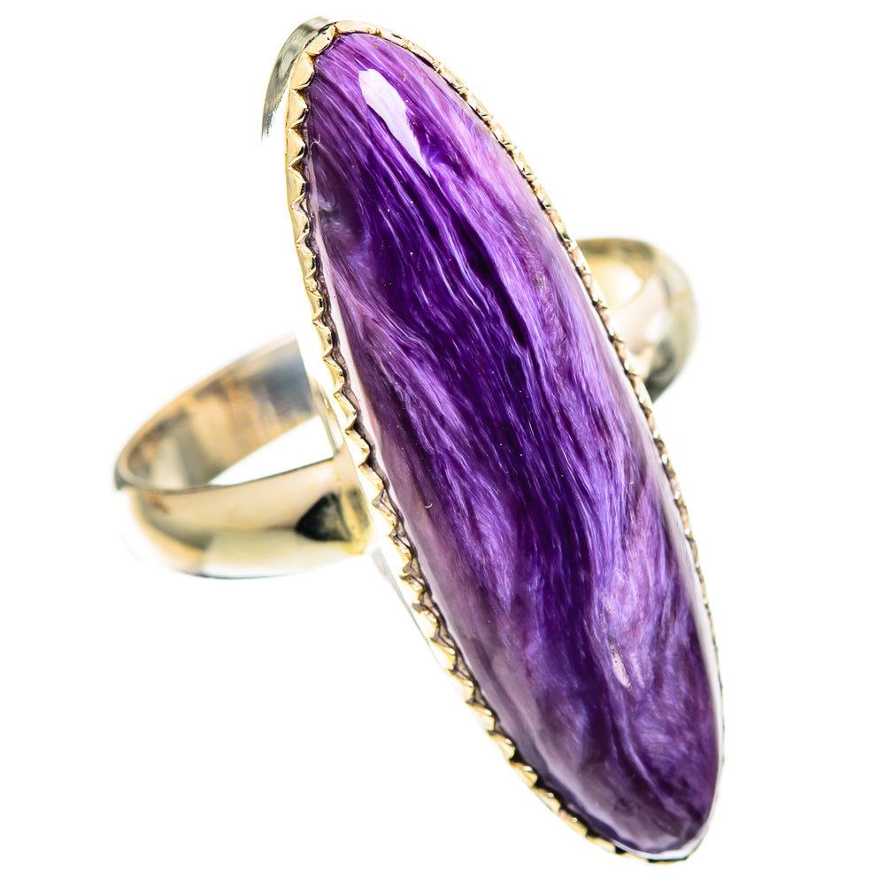 Charoite Rings handcrafted by Ana Silver Co - RING109206 - Photo 2