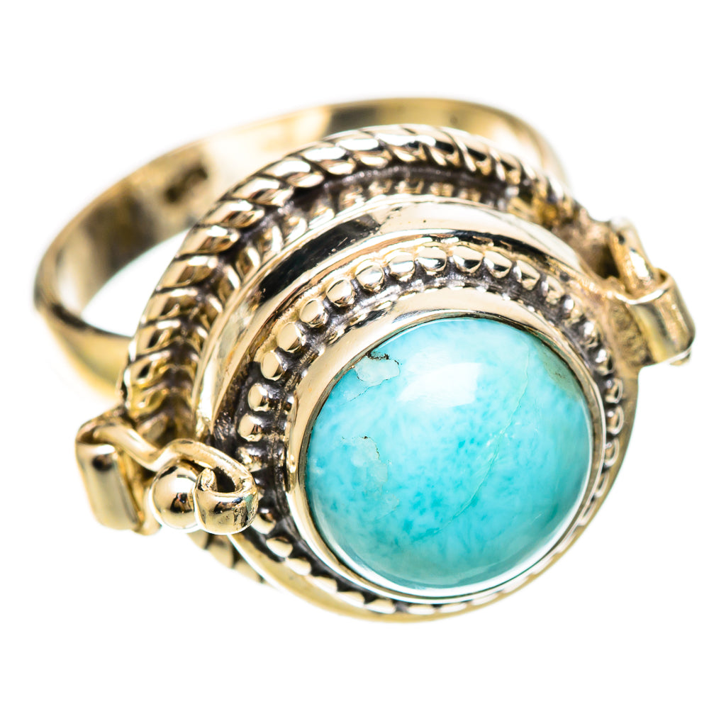 Larimar Rings handcrafted by Ana Silver Co - RING109231 - Photo 2