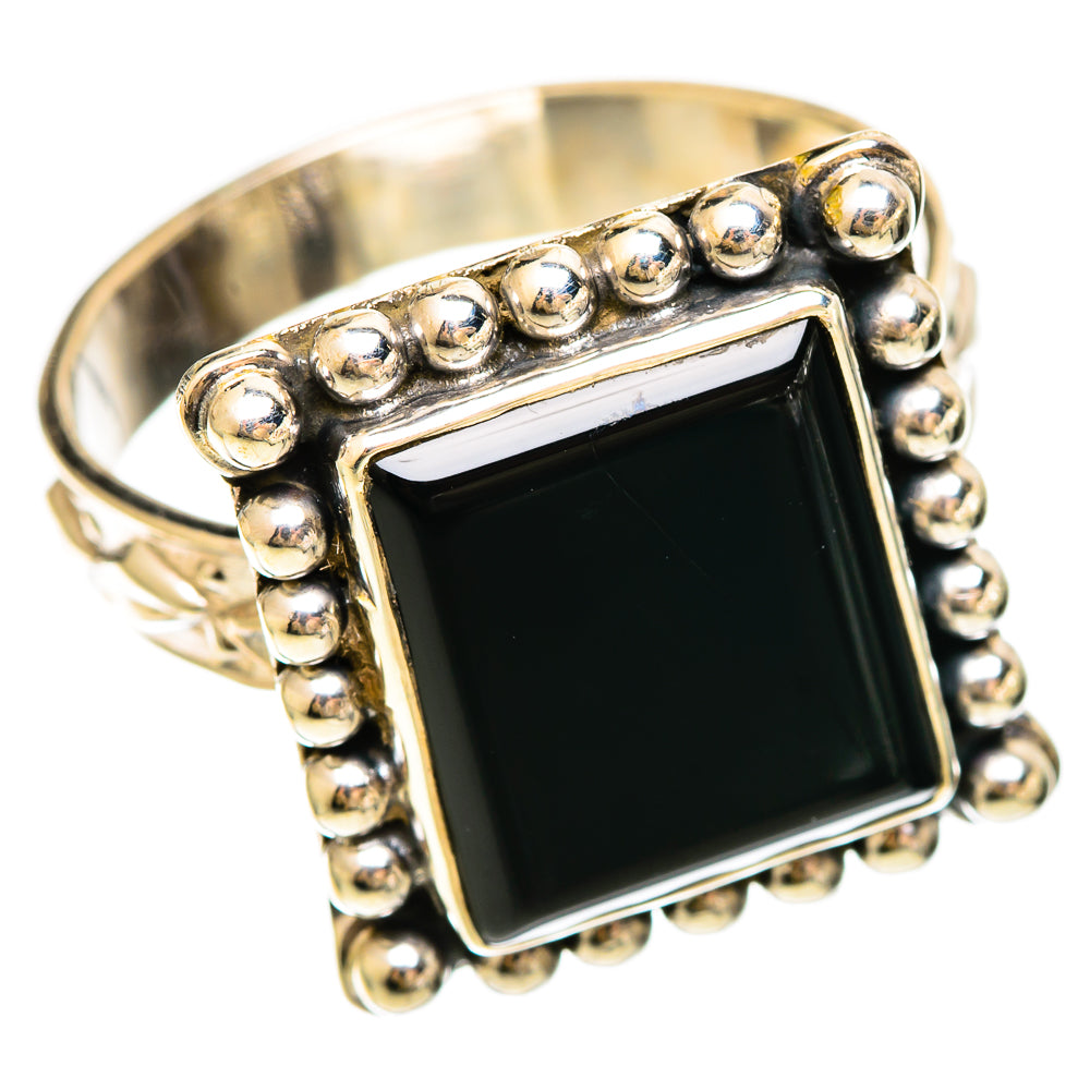 Black Onyx Rings handcrafted by Ana Silver Co - RING109244 - Photo 2