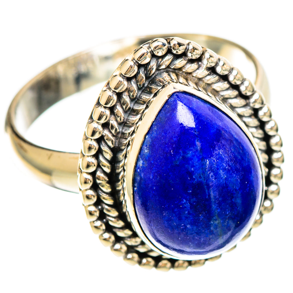 Lapis Lazuli Rings handcrafted by Ana Silver Co - RING109262 - Photo 2