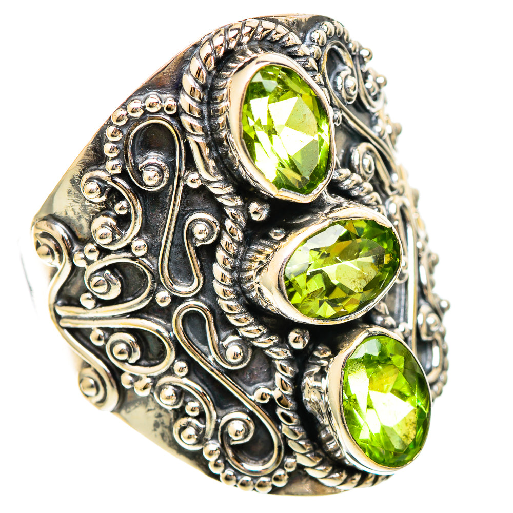Peridot Rings handcrafted by Ana Silver Co - RING109299 - Photo 2