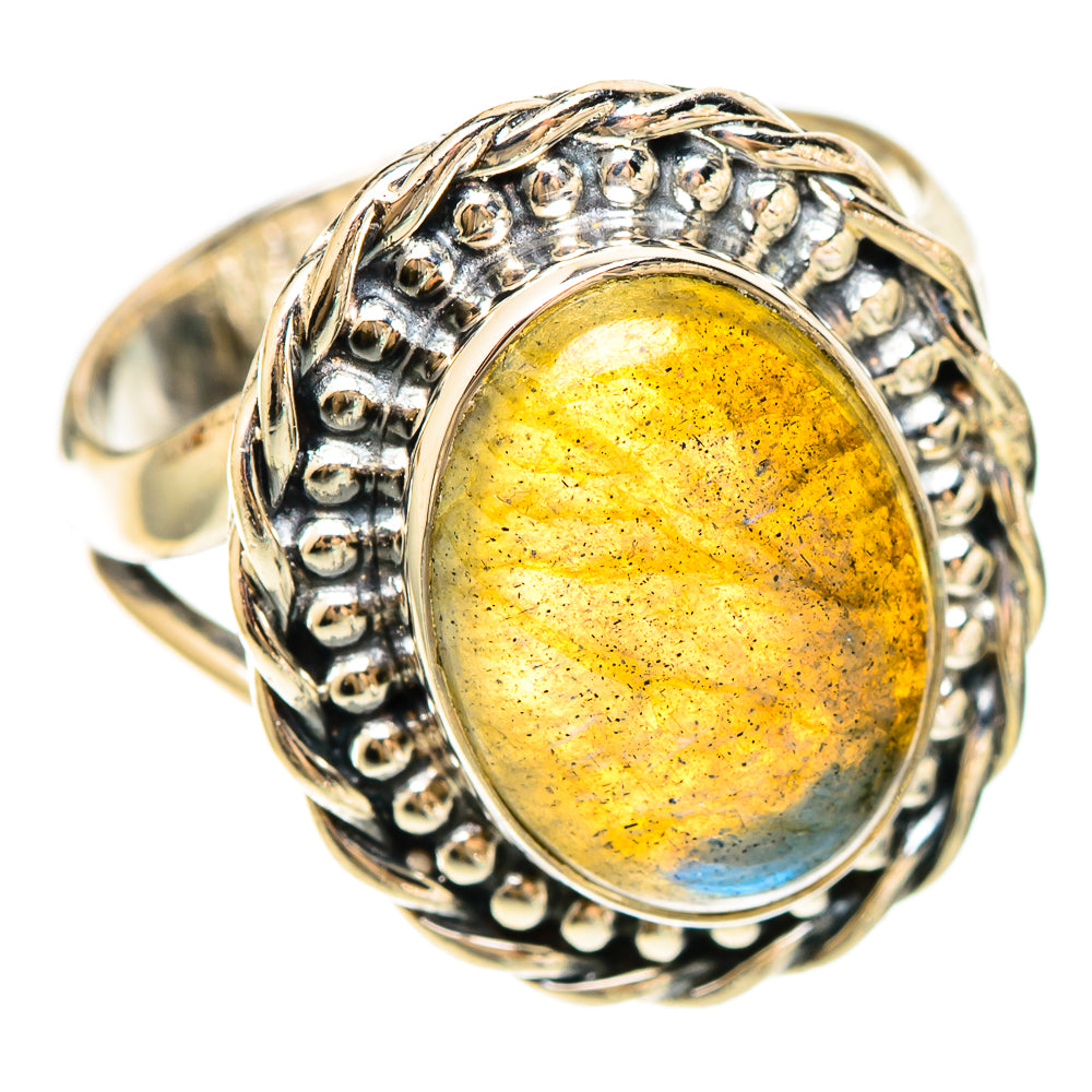 Labradorite Rings handcrafted by Ana Silver Co - RING109352 - Photo 2