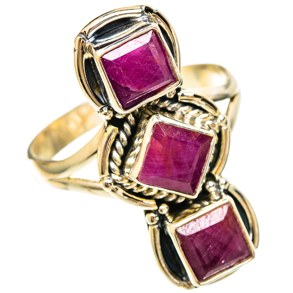 Ruby Rings handcrafted by Ana Silver Co - RING109367 - Photo 2