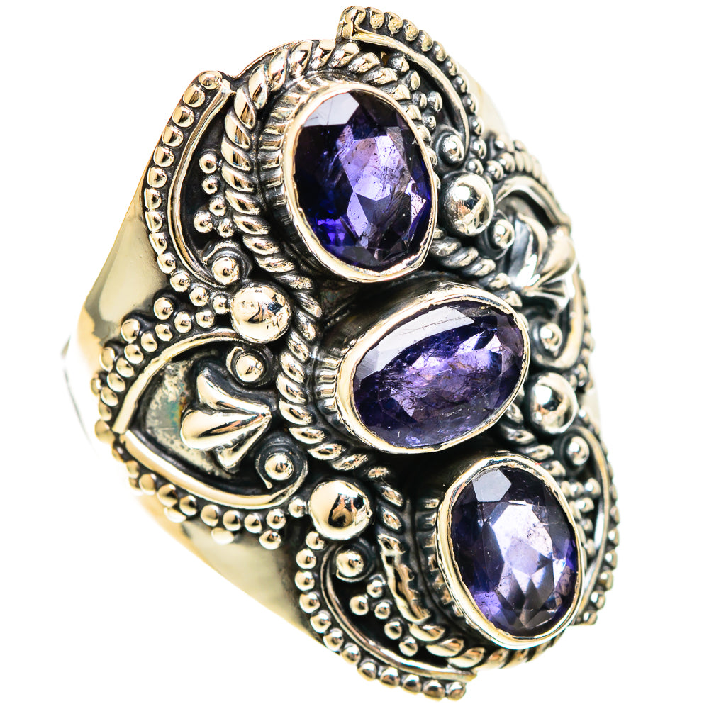 Violet Spinel Rings handcrafted by Ana Silver Co - RING109370 - Photo 2