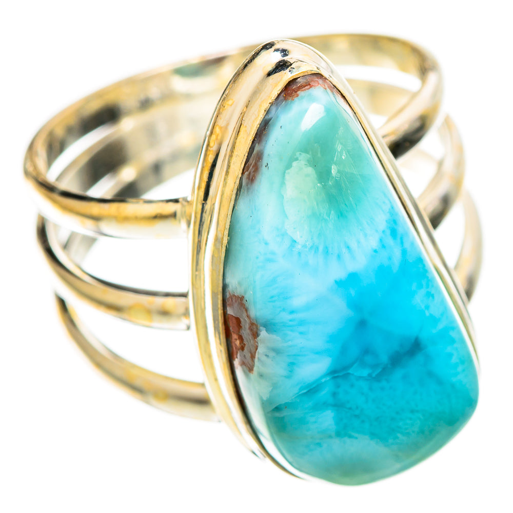 Larimar Rings handcrafted by Ana Silver Co - RING109389 - Photo 2