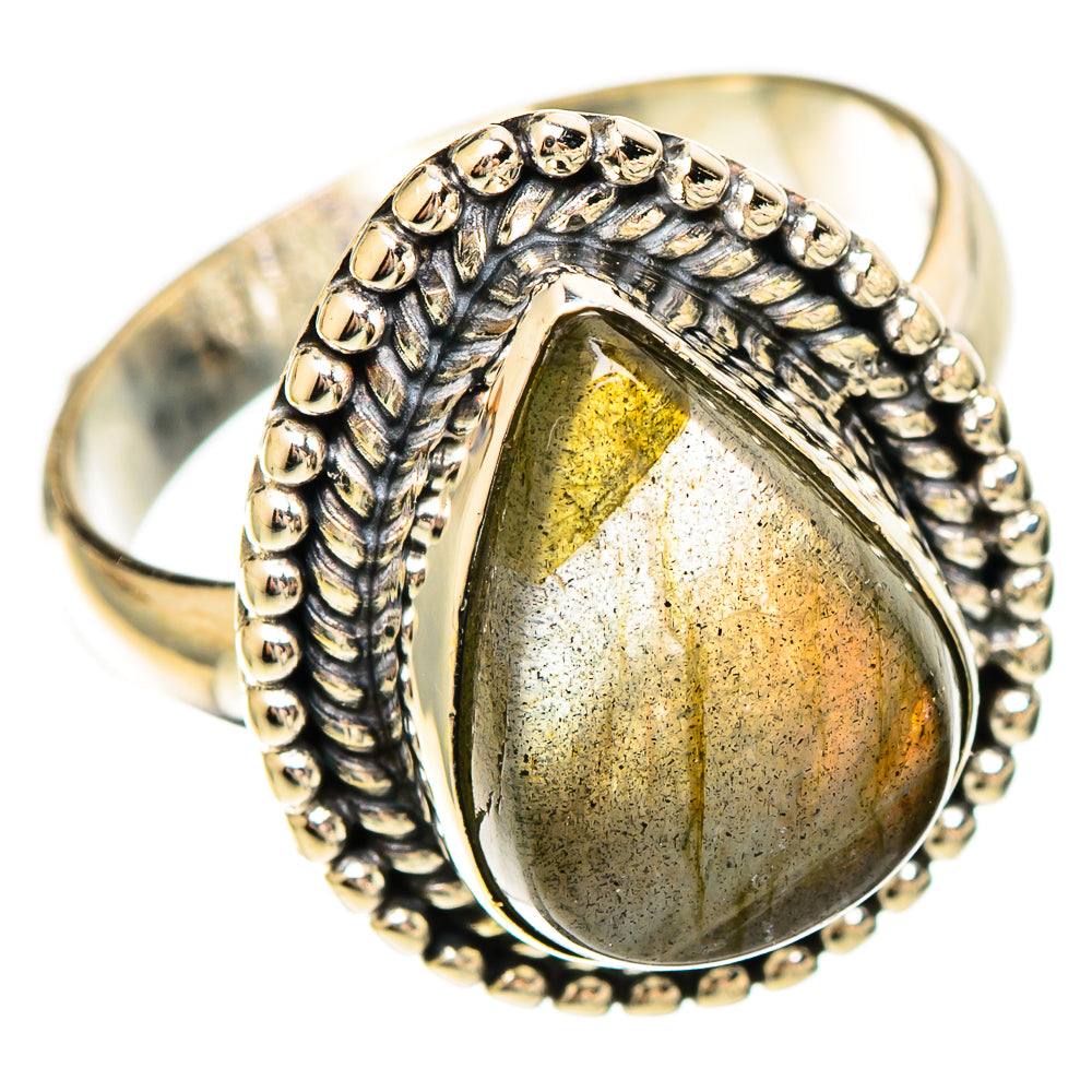 Labradorite Rings handcrafted by Ana Silver Co - RING109394 - Photo 2