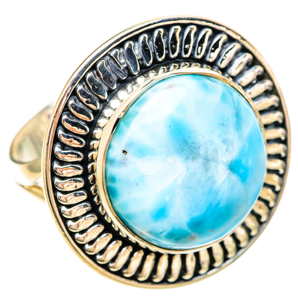 Larimar Rings handcrafted by Ana Silver Co - RING109455 - Photo 2