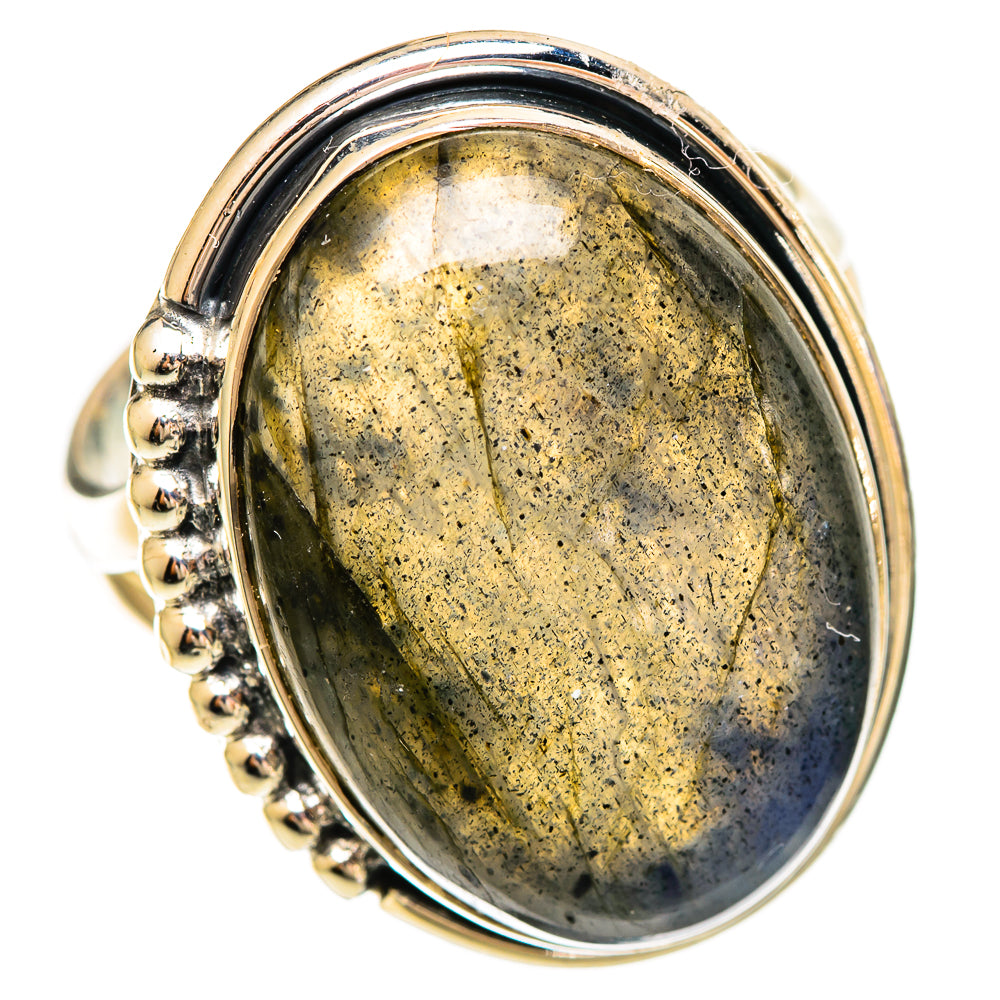 Labradorite Rings handcrafted by Ana Silver Co - RING109456 - Photo 2