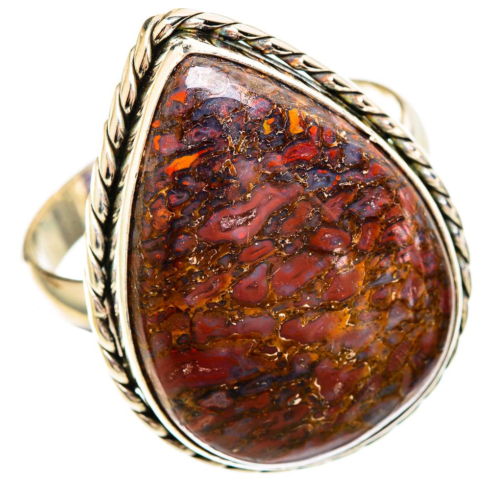 Dinosaur Bone Rings handcrafted by Ana Silver Co - RING109472 - Photo 2