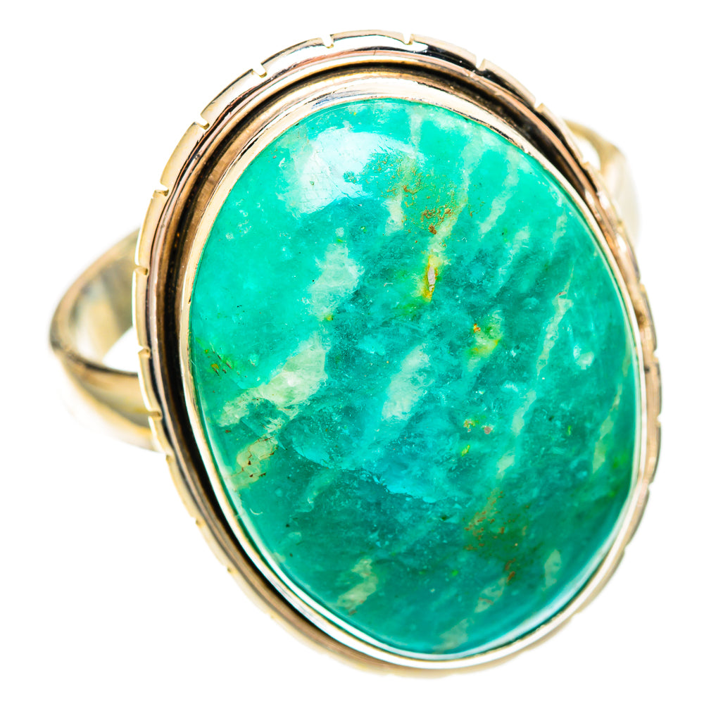 Amazonite Rings handcrafted by Ana Silver Co - RING109502 - Photo 2