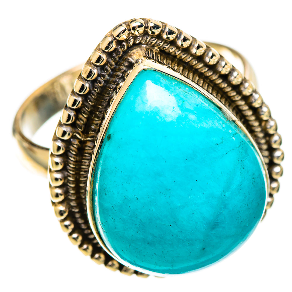 Amazonite Rings handcrafted by Ana Silver Co - RING109567 - Photo 2