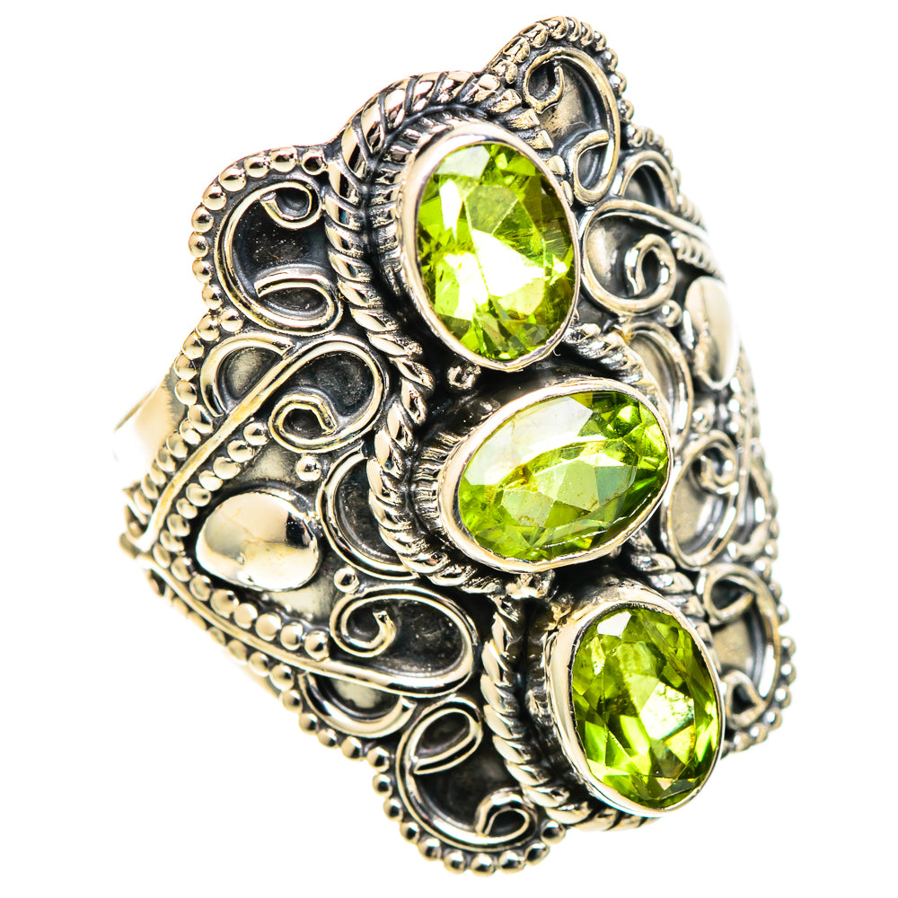 Peridot Rings handcrafted by Ana Silver Co - RING109571 - Photo 2