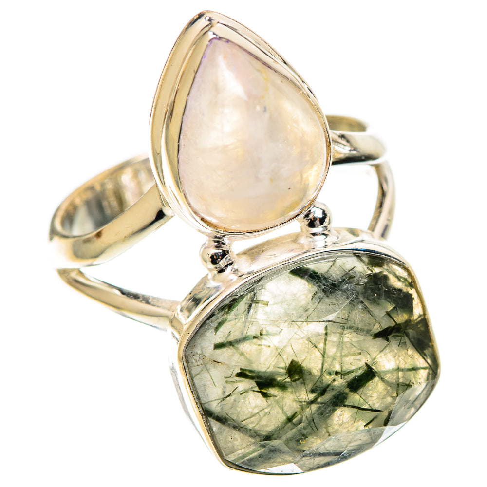 Tourmalinated Quartz Rings handcrafted by Ana Silver Co - RING109583 - Photo 2