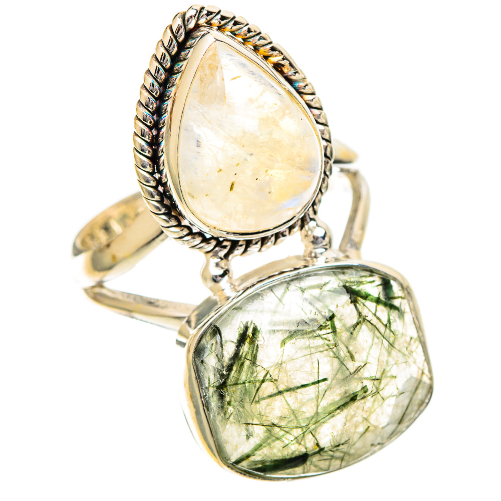 Tourmalinated Quartz Rings handcrafted by Ana Silver Co - RING109636 - Photo 2