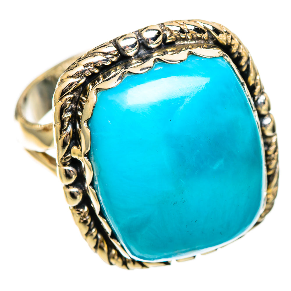 Larimar Rings handcrafted by Ana Silver Co - RING109647 - Photo 2