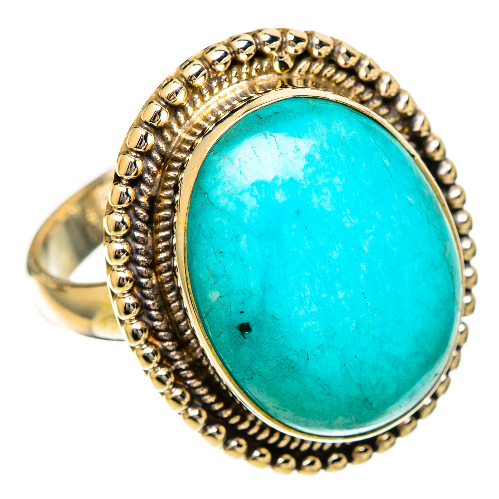Amazonite Rings handcrafted by Ana Silver Co - RING109650 - Photo 2