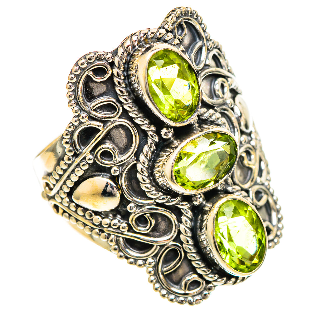 Peridot Rings handcrafted by Ana Silver Co - RING109656 - Photo 2