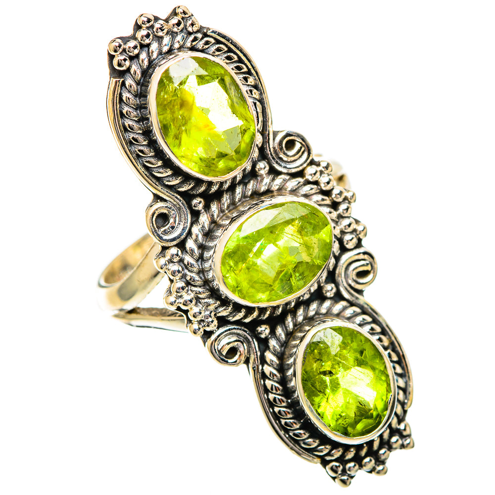 Peridot Rings handcrafted by Ana Silver Co - RING109685 - Photo 2