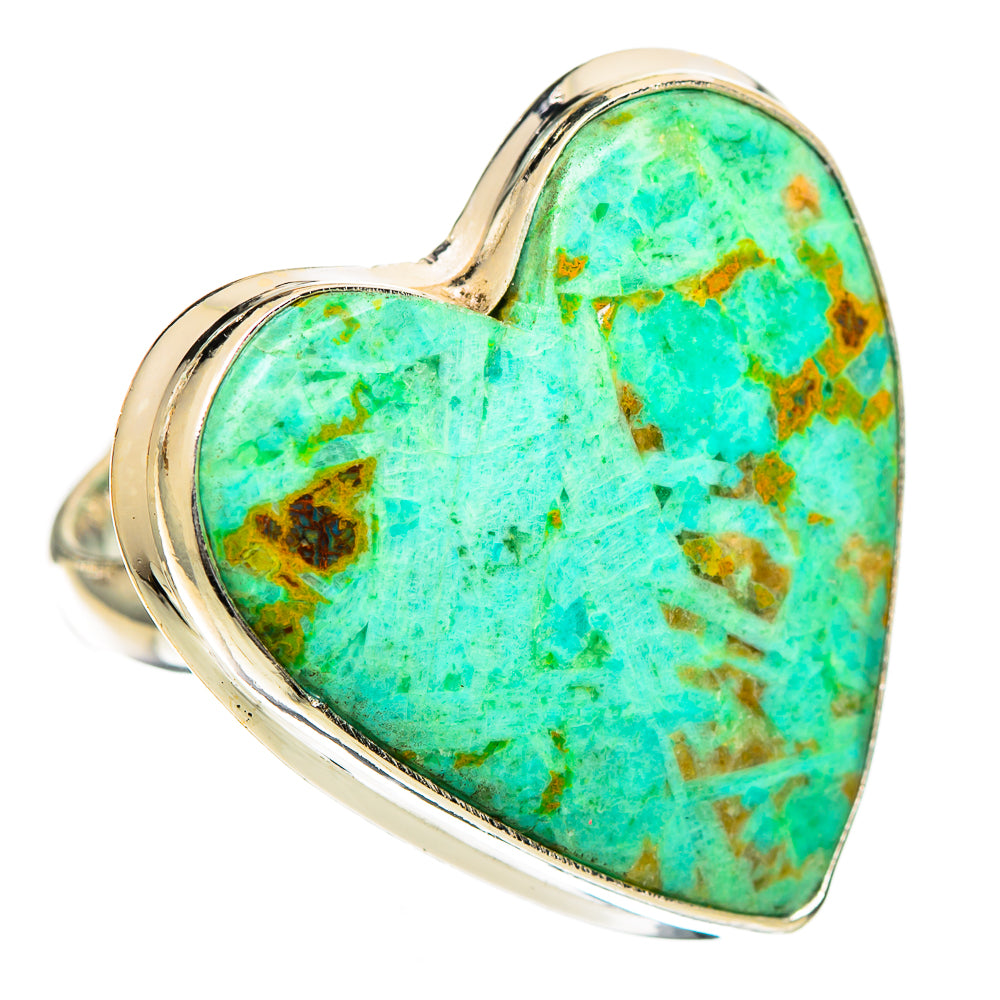 Chrysocolla Rings handcrafted by Ana Silver Co - RING109762 - Photo 2