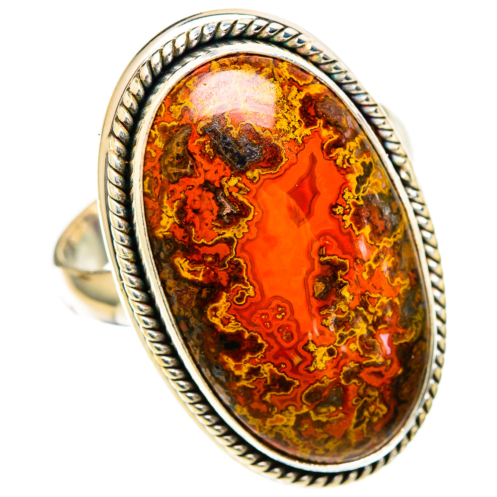 Moroccan Agate Rings handcrafted by Ana Silver Co - RING109769 - Photo 2