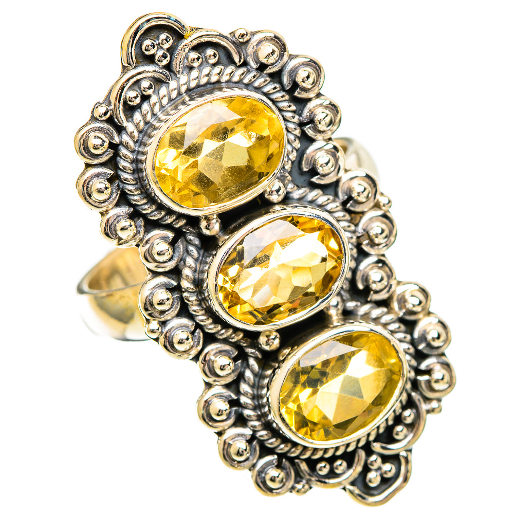 Citrine Rings handcrafted by Ana Silver Co - RING109774 - Photo 2
